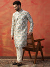 Men Multicolor Digital Print Kurta